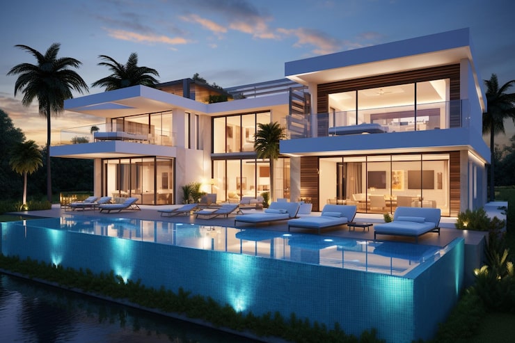 Illustration of villas in Dholera Smart City