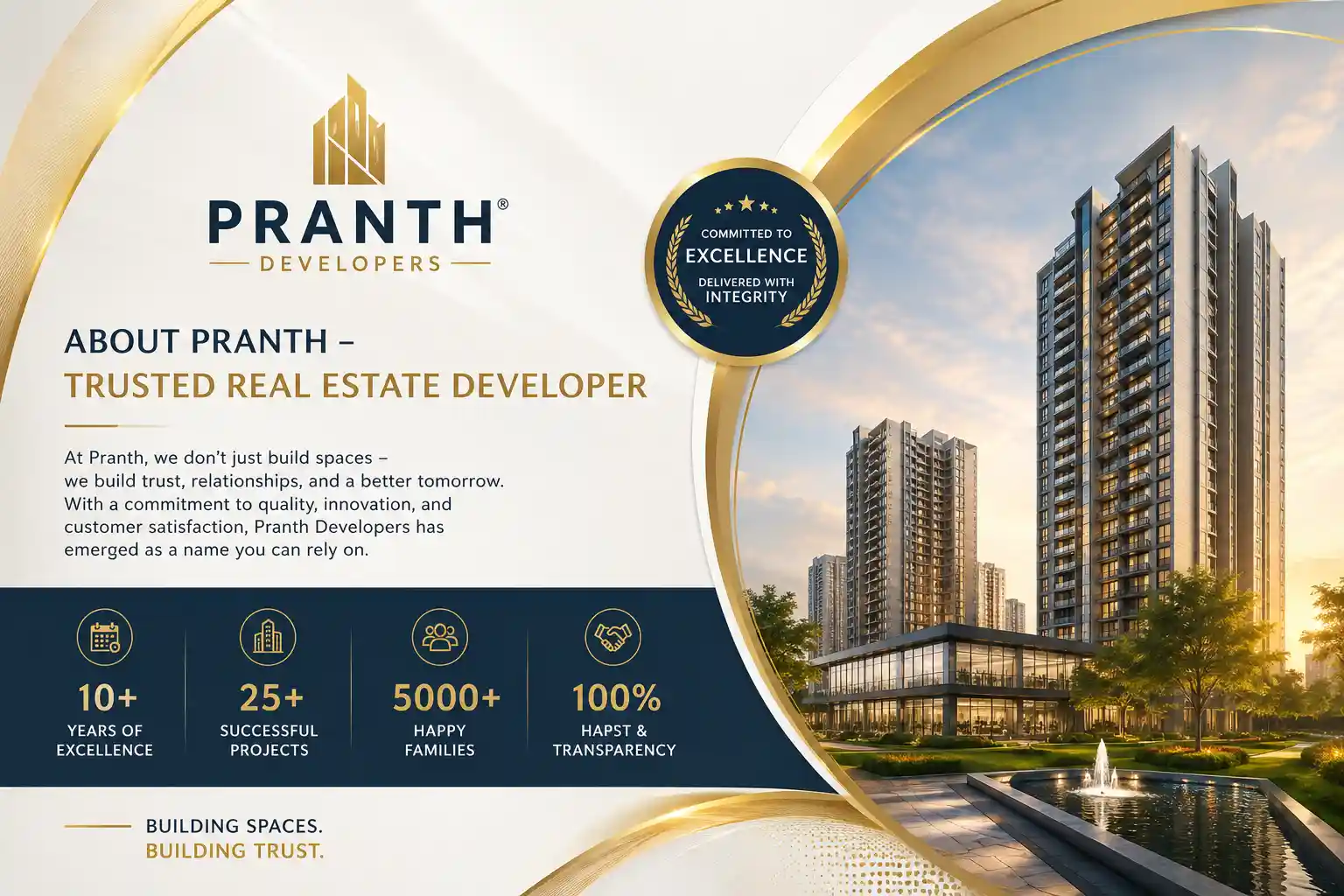 Pranth Group official logo for projects in Dholera Smart City