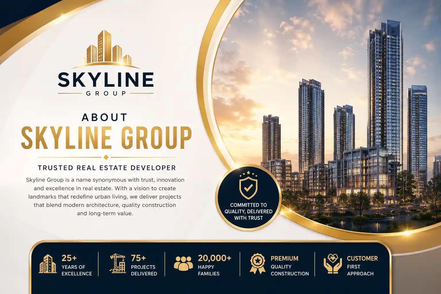 Skyline Group official logo for projects in Dholera Smart City